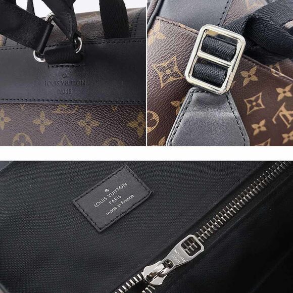 Louis Vuitton Monogram Macassar Christopher PM Backpack Rucksack Brown Noir - Picture 7 of 10